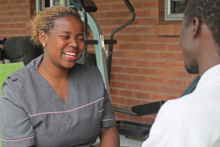 Consultation with caring nursing staff.